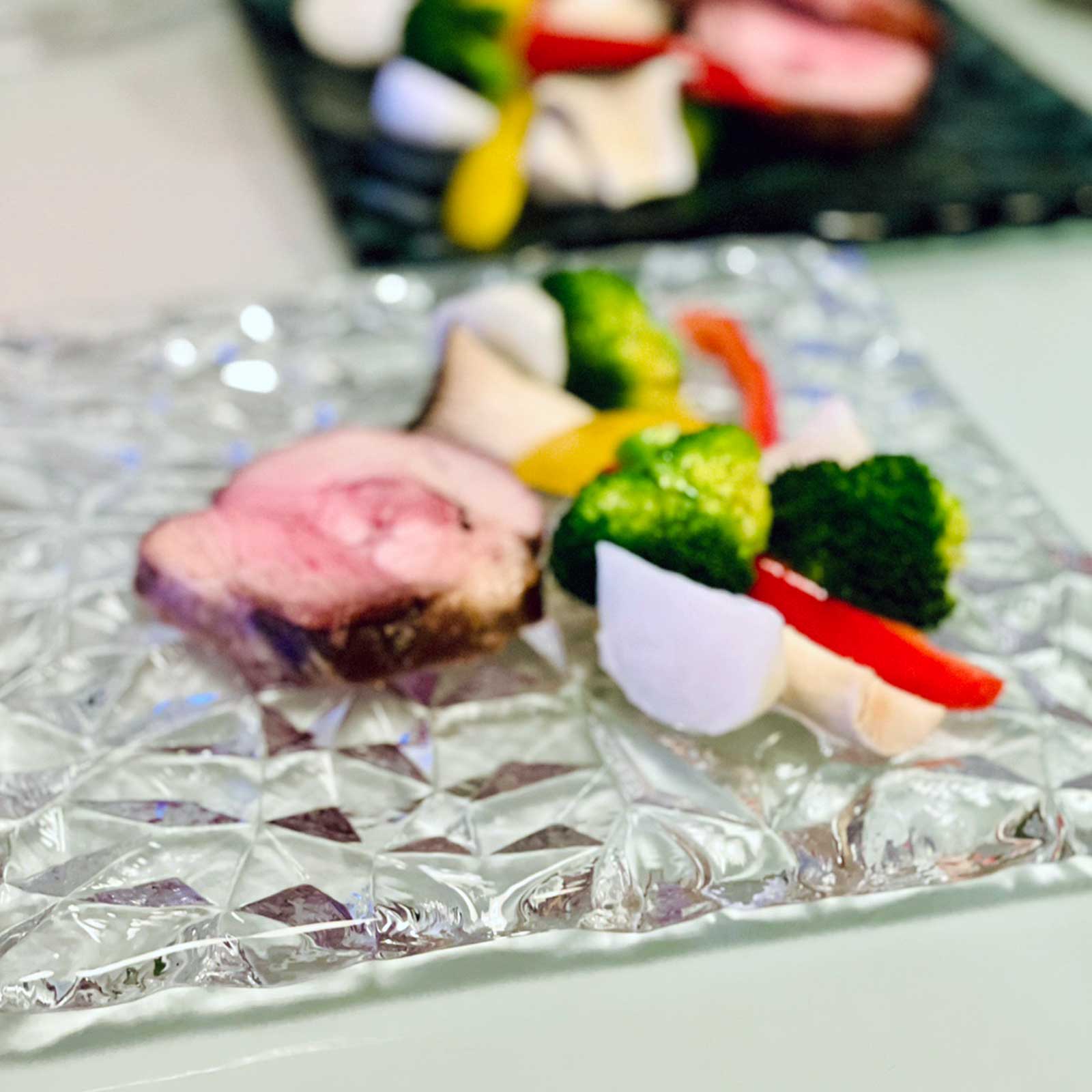 LIMPID PLATE - Rectangular Plate Clear, 9.4 inch