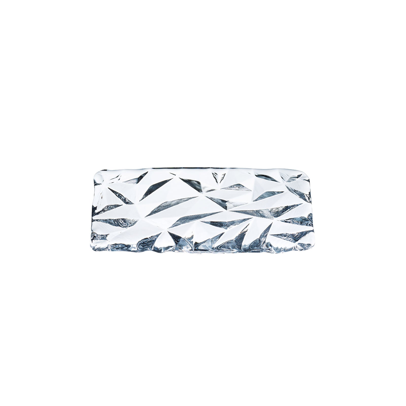 LIMPID PLATE - Rectangular Plate Clear, 7.1 inch