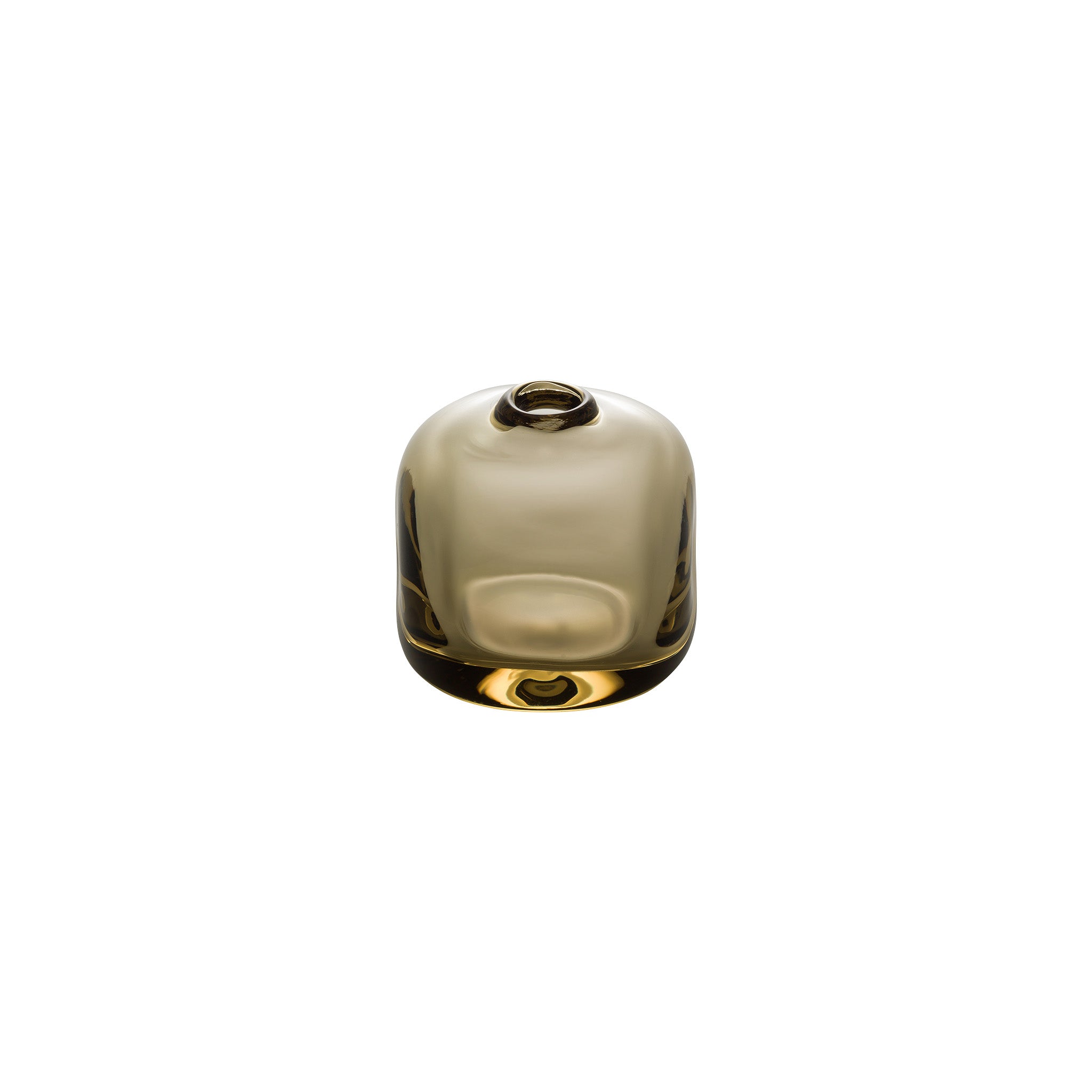 MINI VASE - Cube Riverstone Vase, Tan
