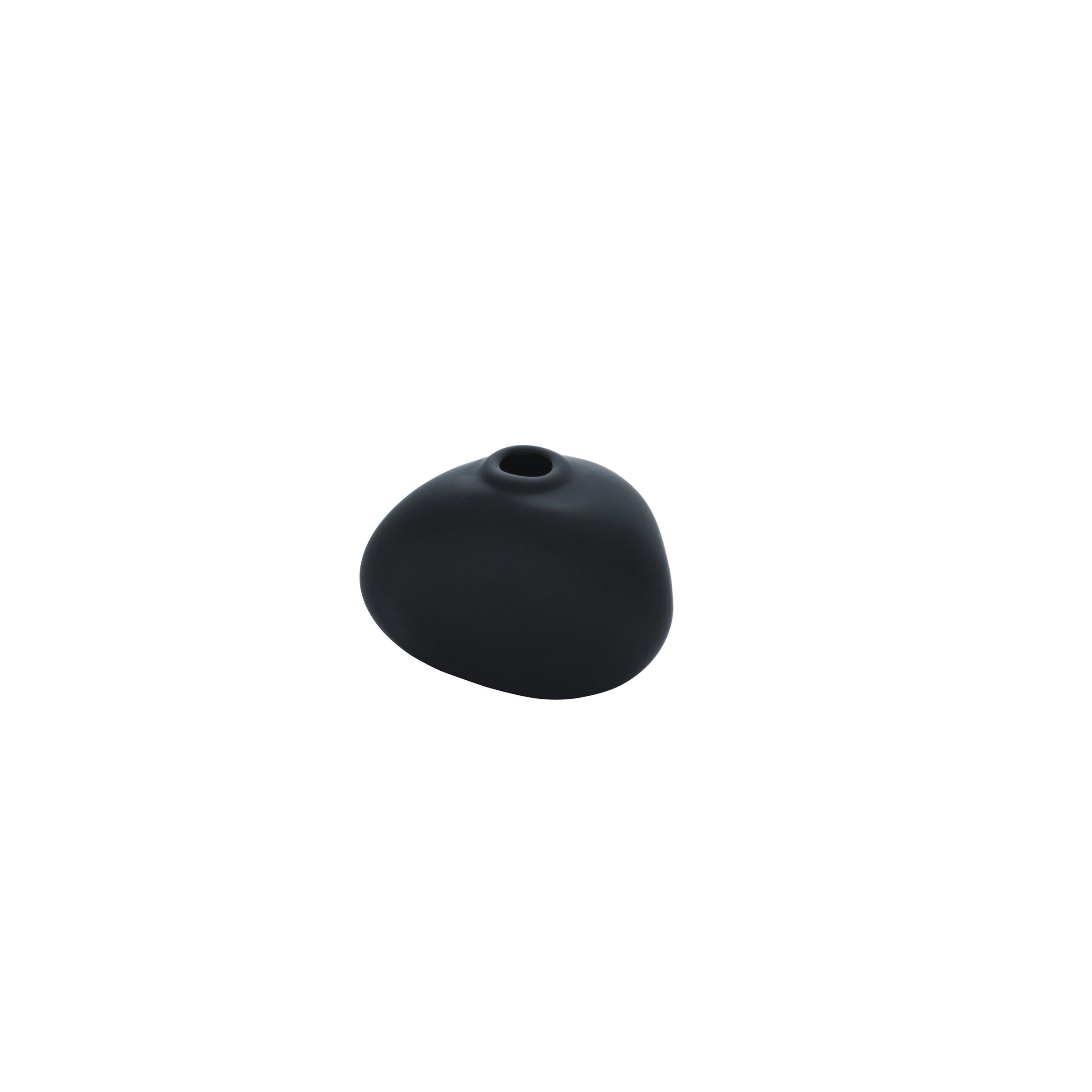 MINI VASE - Riverstone Bud Vase, Matte Black