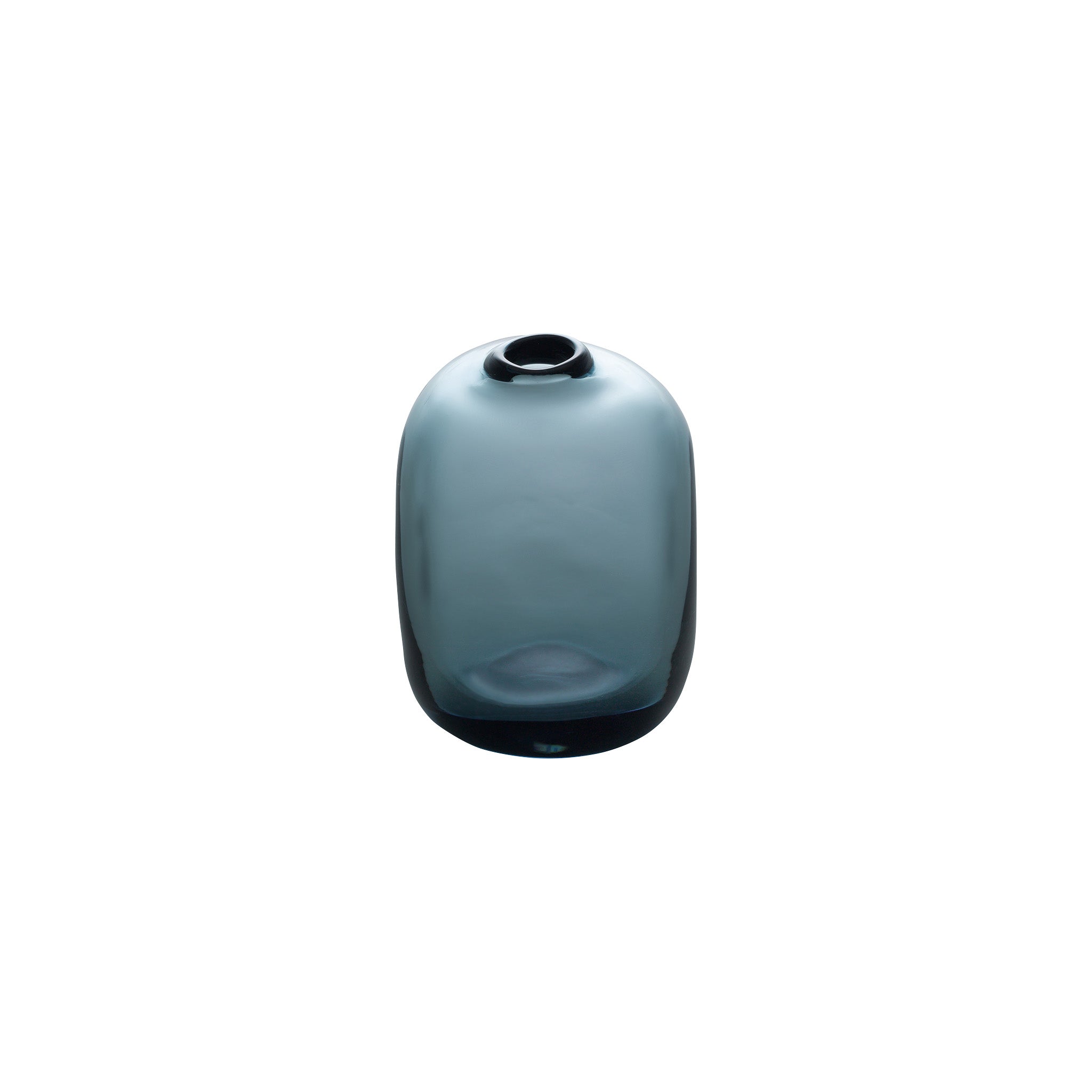 MINI VASE - Tall Rect.Stone Vase, Indigo