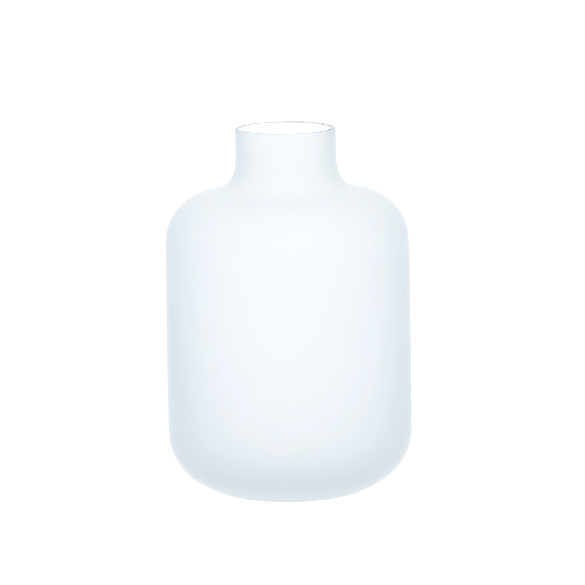 BLACK & WHITE - Sake Bottle Clear Frosted, 10.1oz