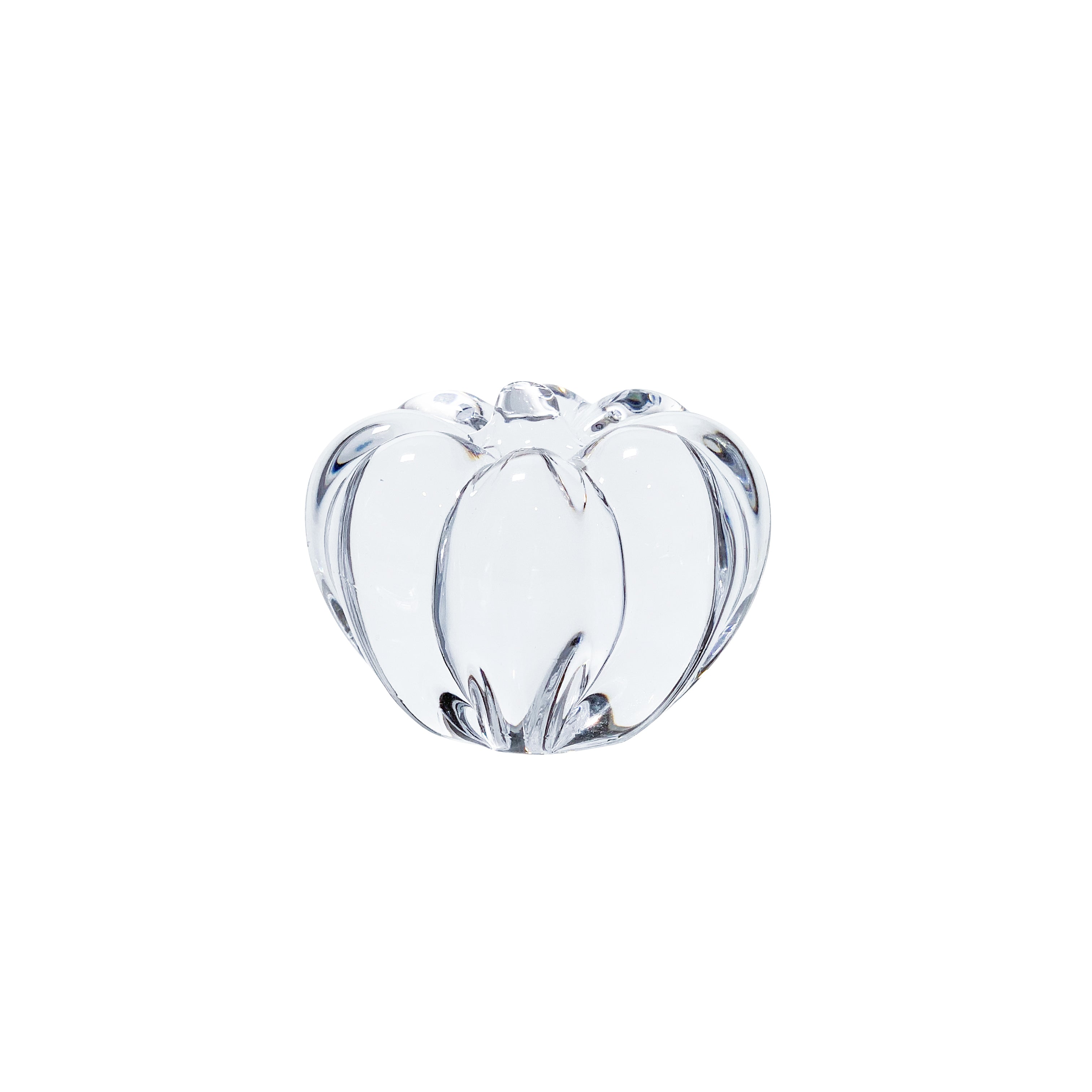ORNAMENT - Pumpkin Clear, 3.7inch