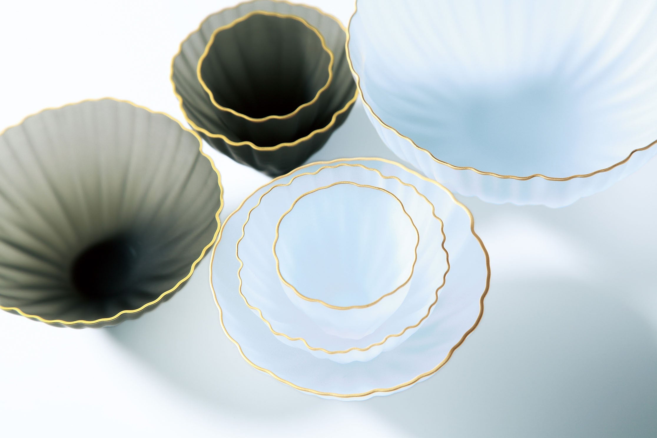 KIKKA - Bowl Opalescent/Gold, 4.9inch