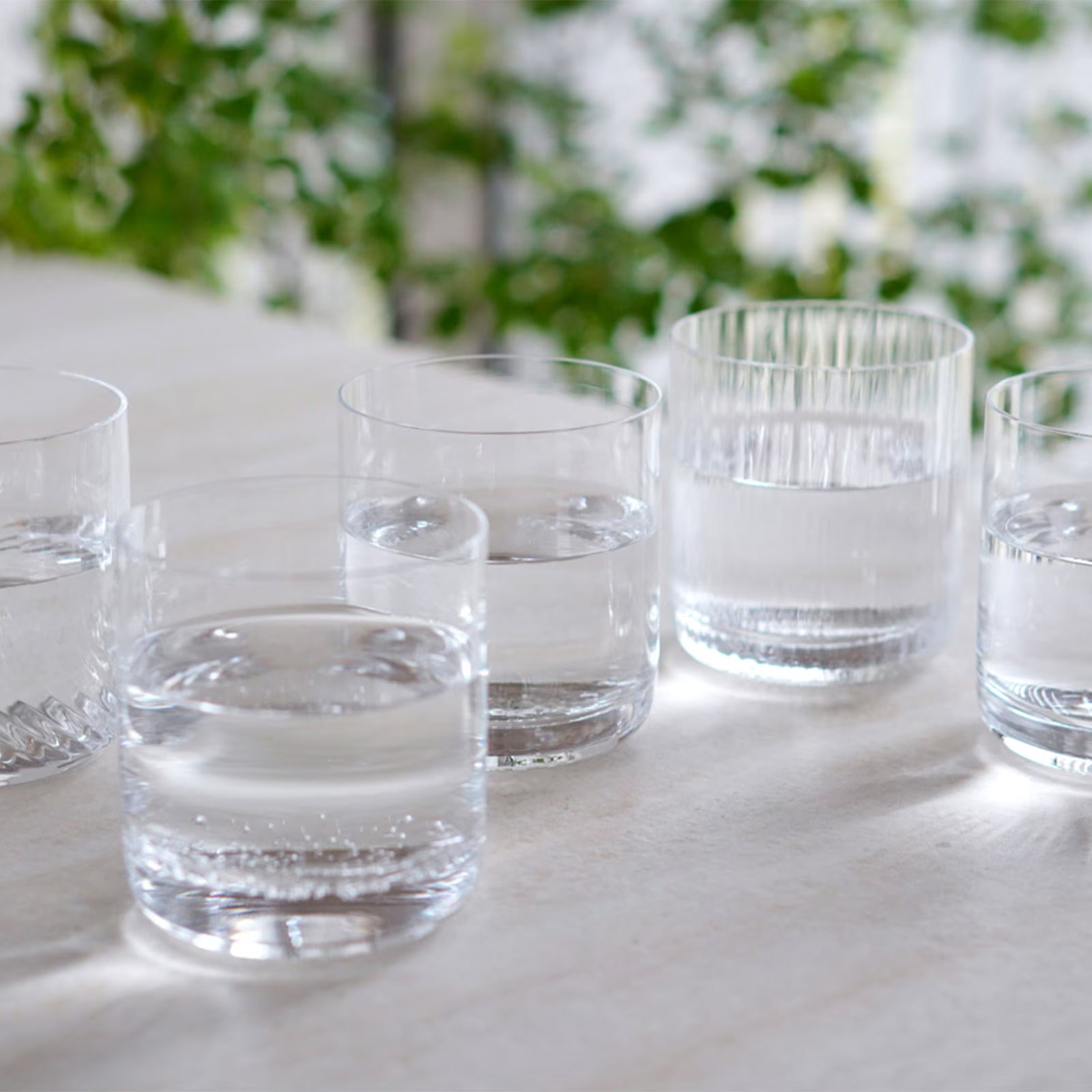 [NEW] MIZU WATER GLASS - Short Lines Clear, 12.2oz