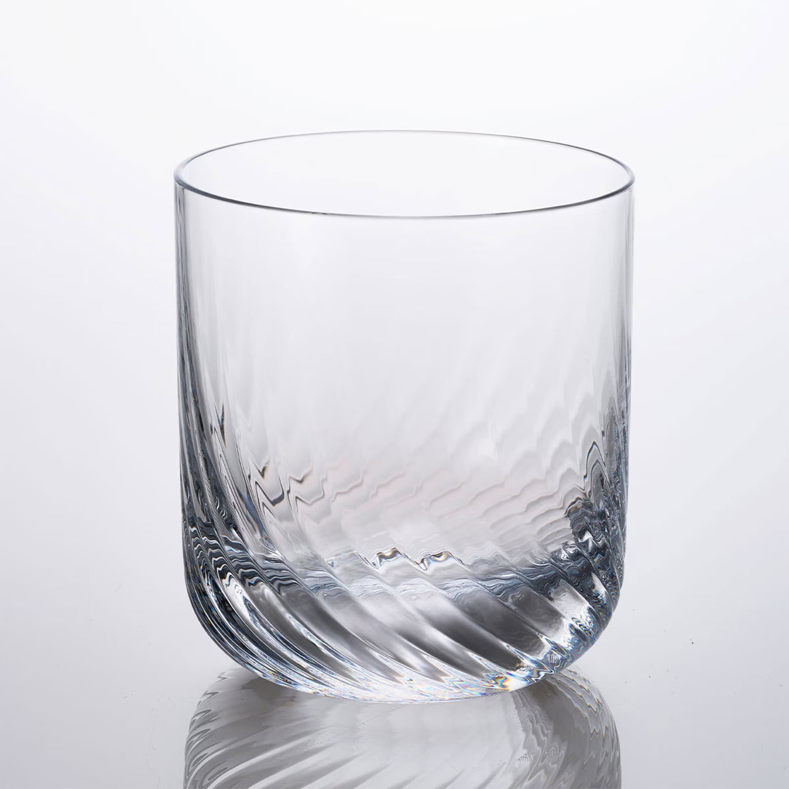 [NEW] MIZU WATER GLASS - Diagonal Lines Clear, 12.2oz