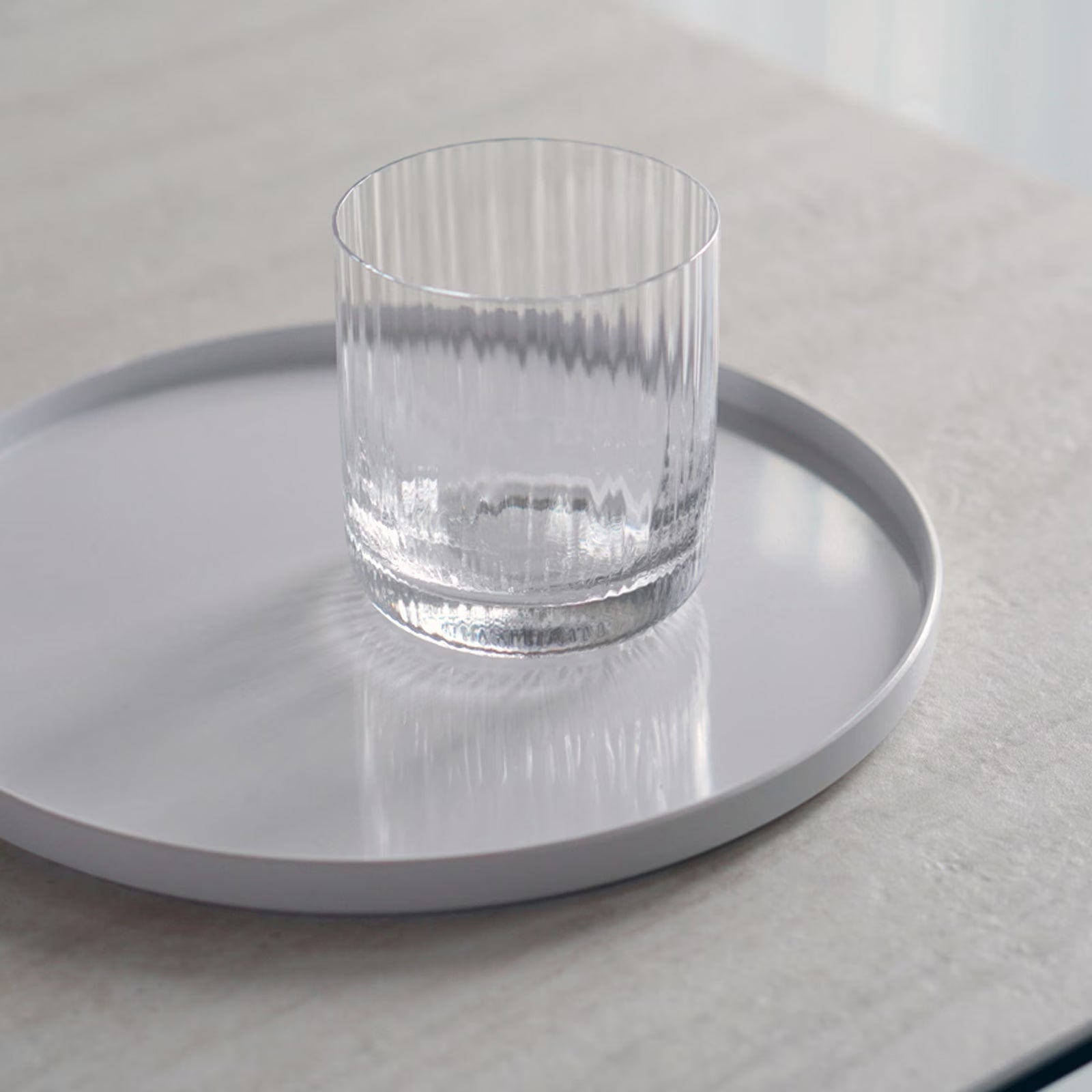 [NEW] MIZU WATER GLASS - Vertical Lines Clear, 12.2oz