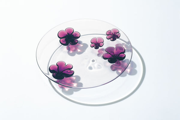CAMELLIA - Plate Wine Red, 11 inch