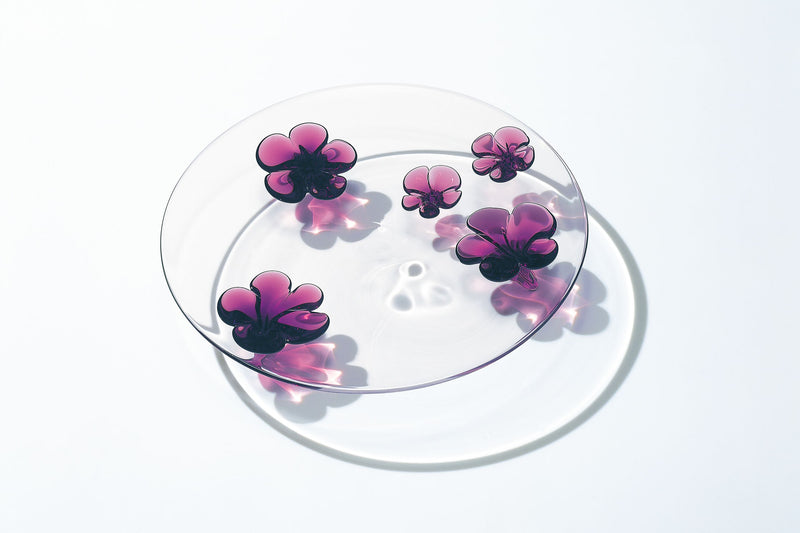 CAMELLIA - Plate Wine Red, 11 inch