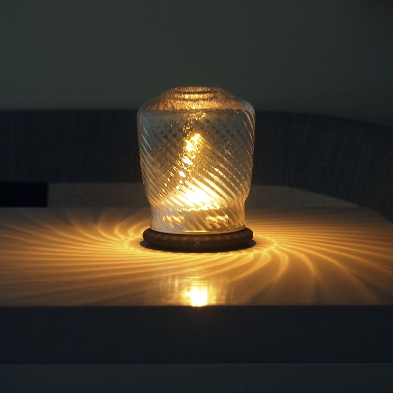 AROM - LED Candle Diagonal Line, Clear
