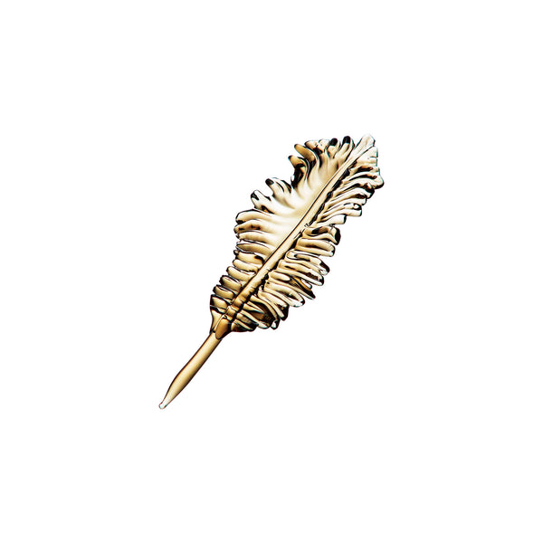 ORNAMENT - Feather Tan, 4.7inch