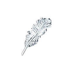 ORNAMENT - Feather Clear, 4.7inch