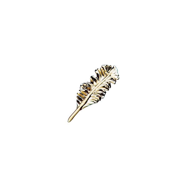 ORNAMENT - Feather Tan, 3.5inch
