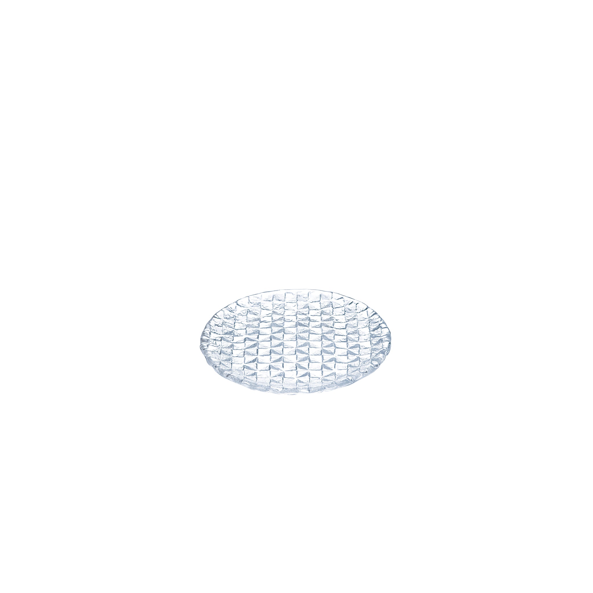 GRID PLATE - Round Plate Clear, 5.9inch