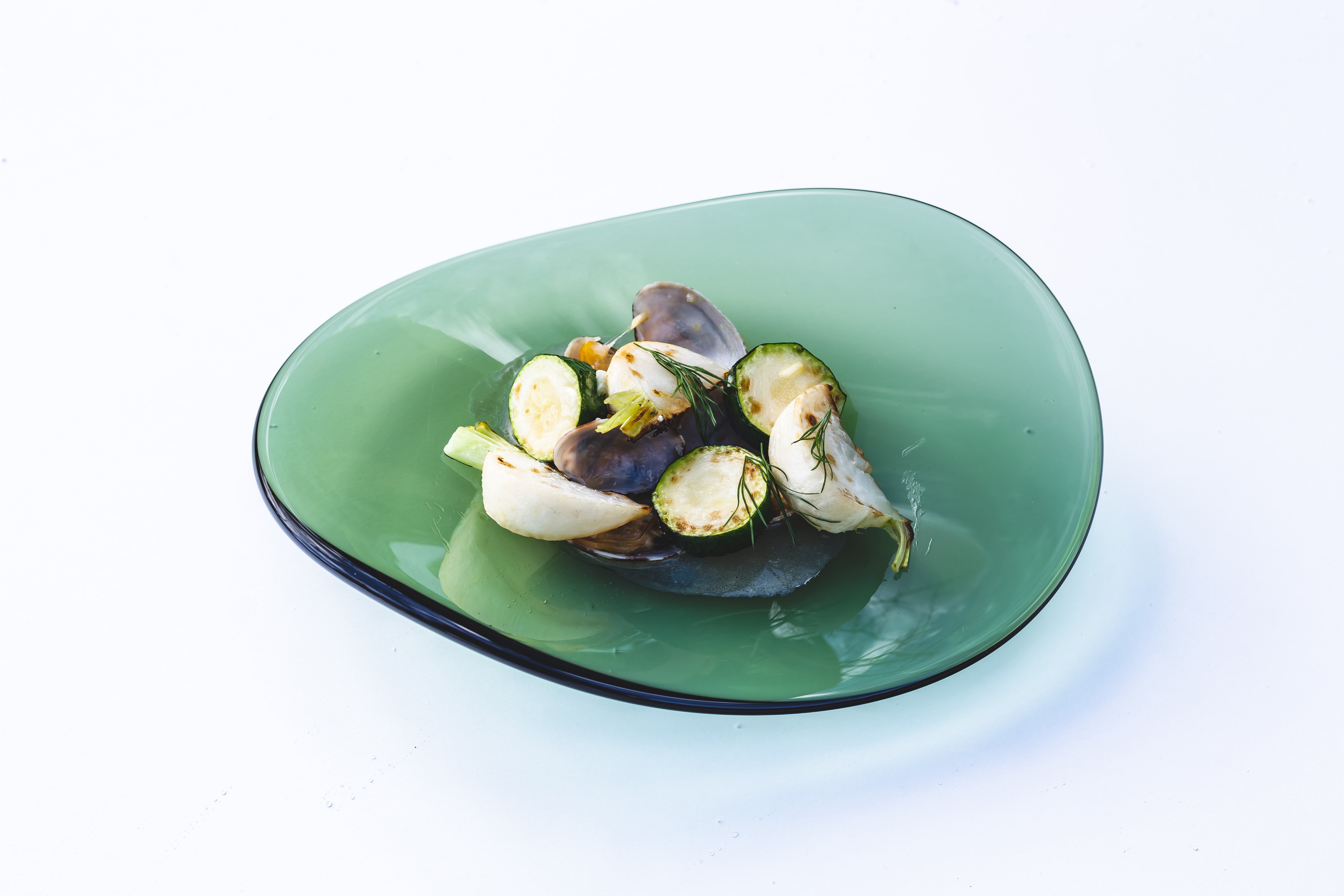 TUTTI - Plate Forest Green, 10.6inch