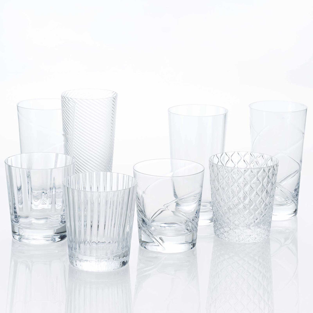 KIRAMEKI (GRID) - Clear, 10.1oz