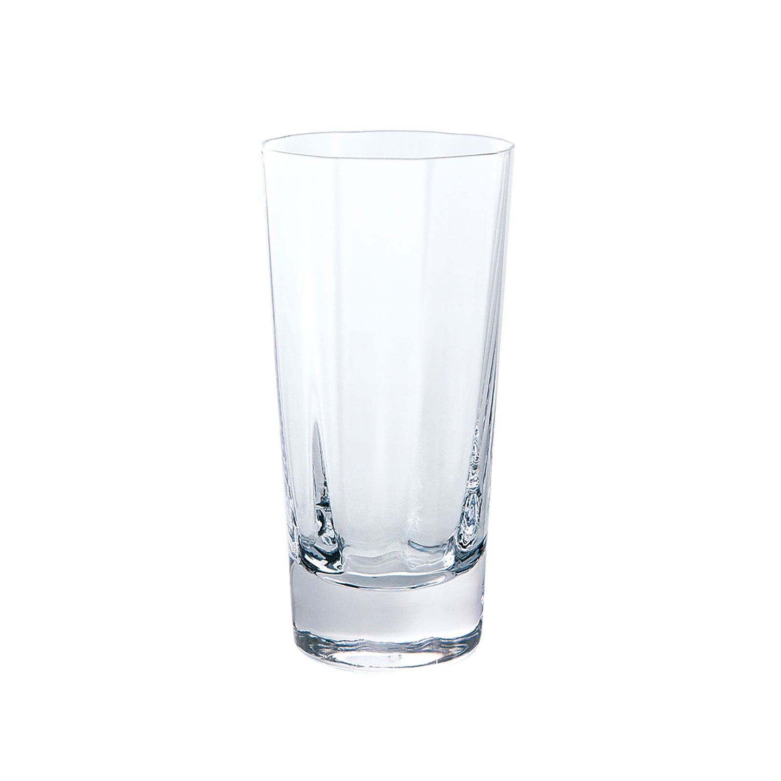 KIRAMEKI (VERTICAL 8 LINES), TALL - Clear, 11.8oz