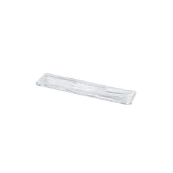 LONG ASSIETTE - Plate Clear, 15.7inch