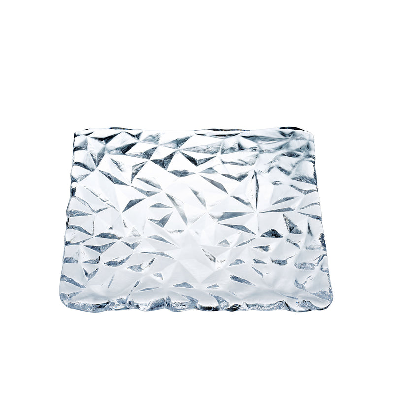 LIMPID PLATE - Square Plate Clear, 9.4 inch