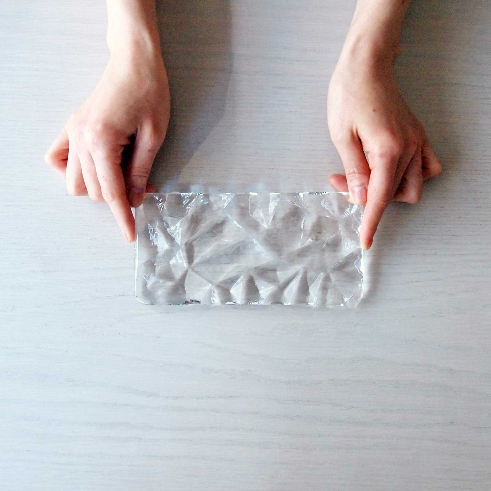 LIMPID PLATE - Rectangular  Plate Clear, 7.1 inch