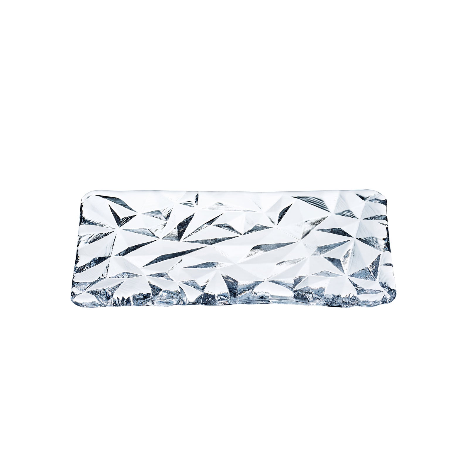 LIMPID PLATE - Rectangular Plate Clear, 9.4 inch