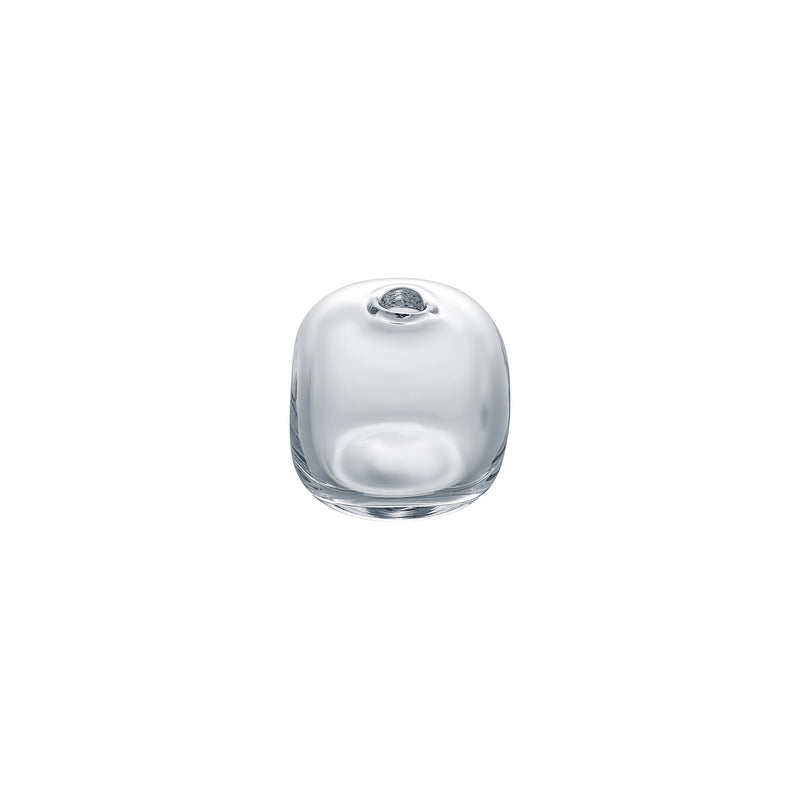 MINI VASE - Cube Riverstone Vase, Clear