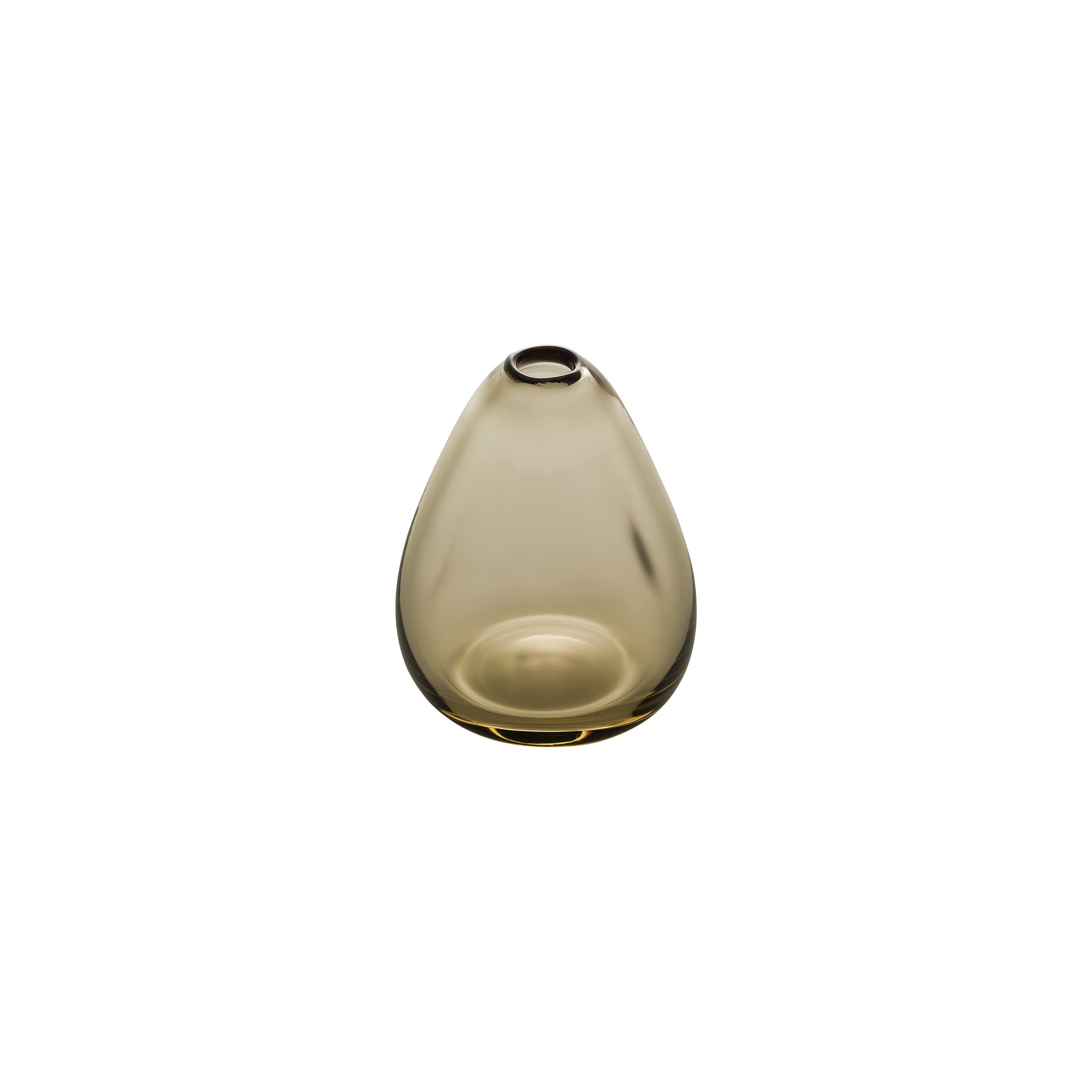 MINI VASE - Tall Triangle Stone Vase, Tan