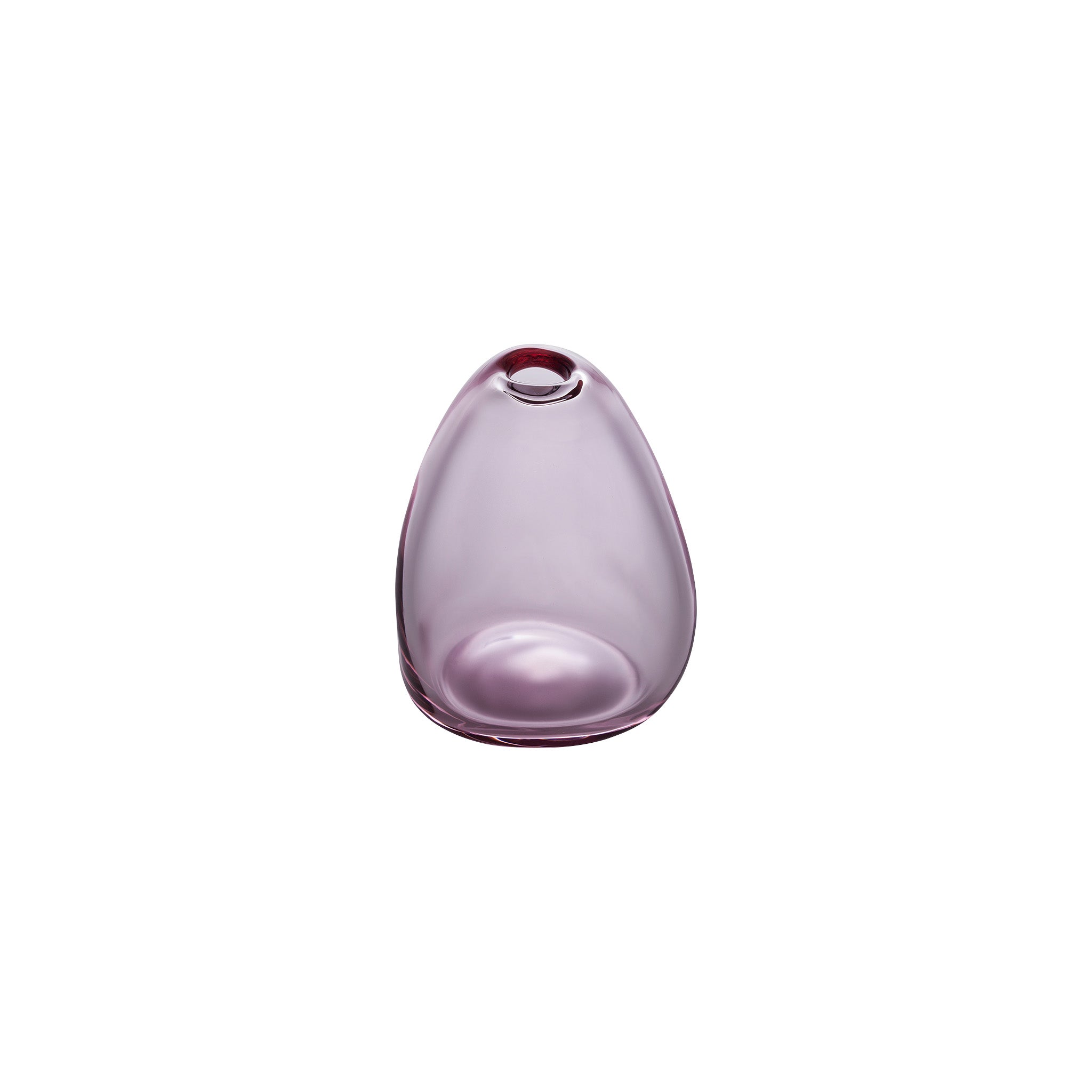 MINI VASE - Tall Triangle Stone Vase, Violet