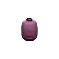 MINI VASE - Tall Rect.Stone Vase, Wine Red