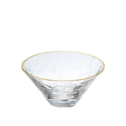DIMPLE 2 - Sake cup Clear/Gold, 3inch