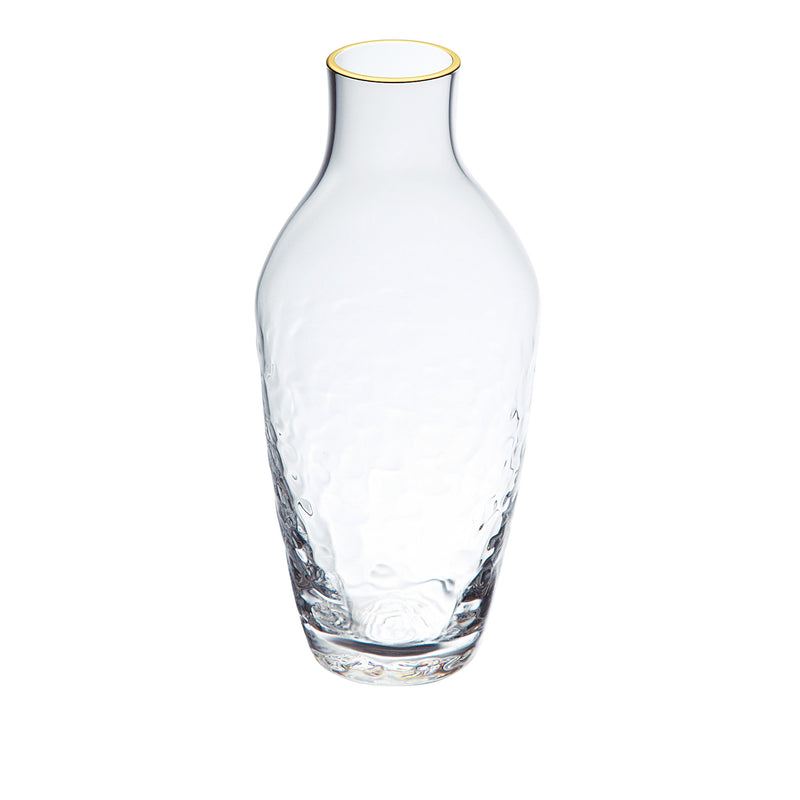 DIMPLE 2 - Sake bottle Clear/Gold, 10.1oz
