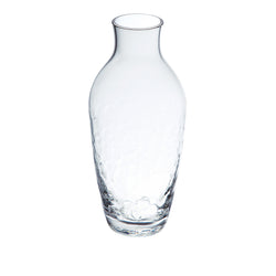 DIMPLE 2 - Sake bottle Clear/Platinum, 10.1oz