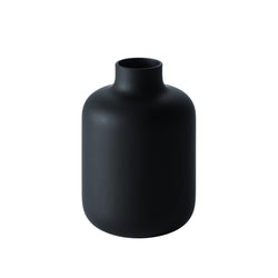 BLACK & WHITE - Sake Bottle Matte Black, 10.1oz