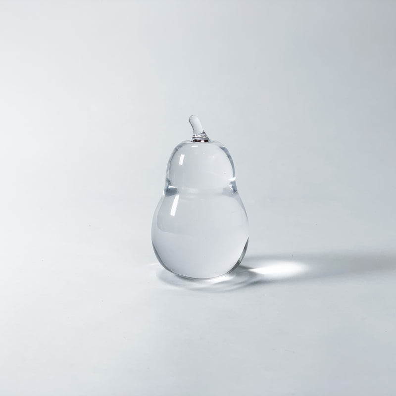 ORNAMENT - Pear Clear, 2.2inch