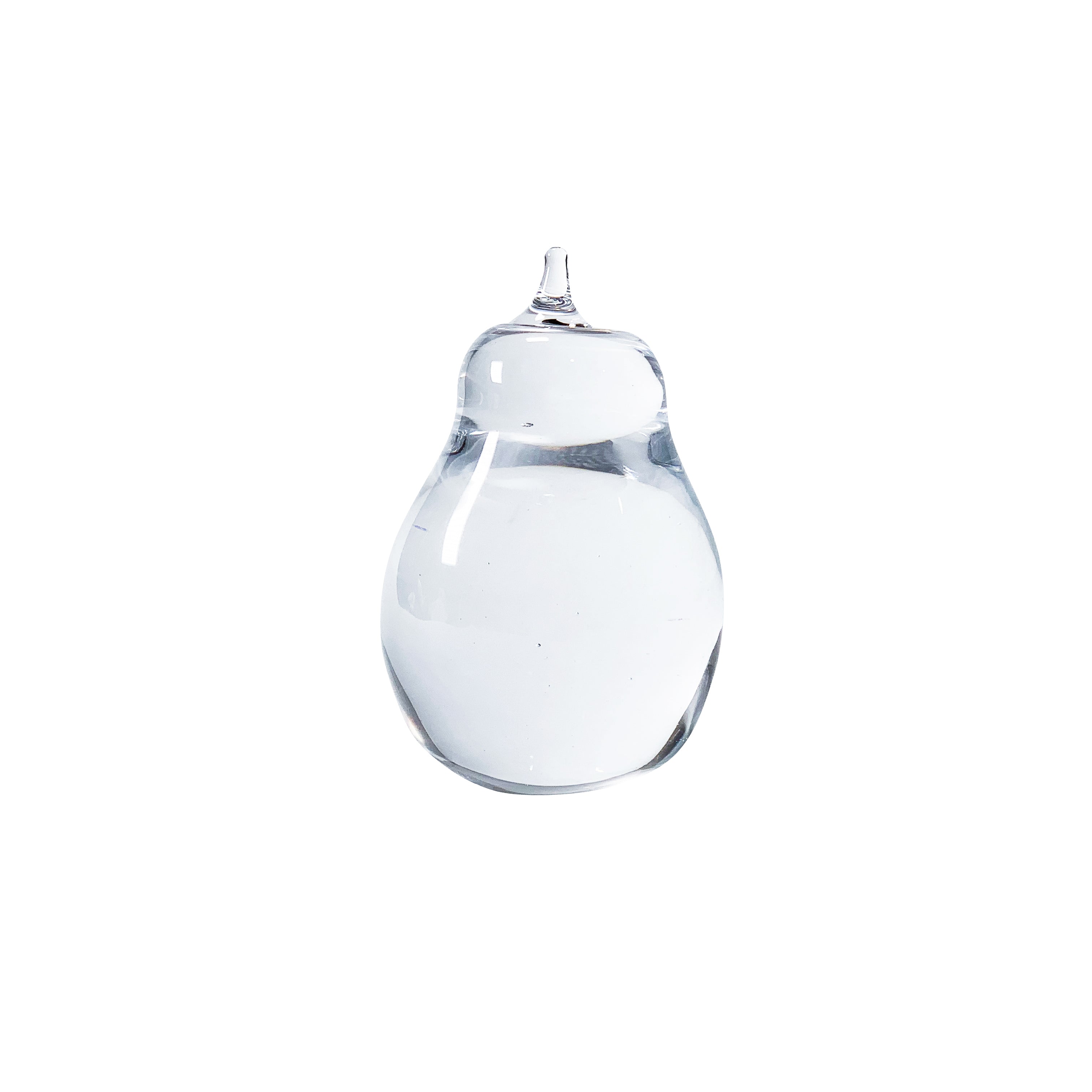ORNAMENT - Pear Clear, 2.7inch