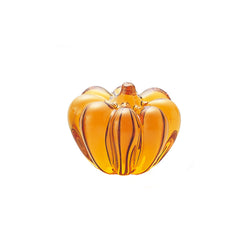 ORNAMENT - Pumpkin Amber, 3.7inch