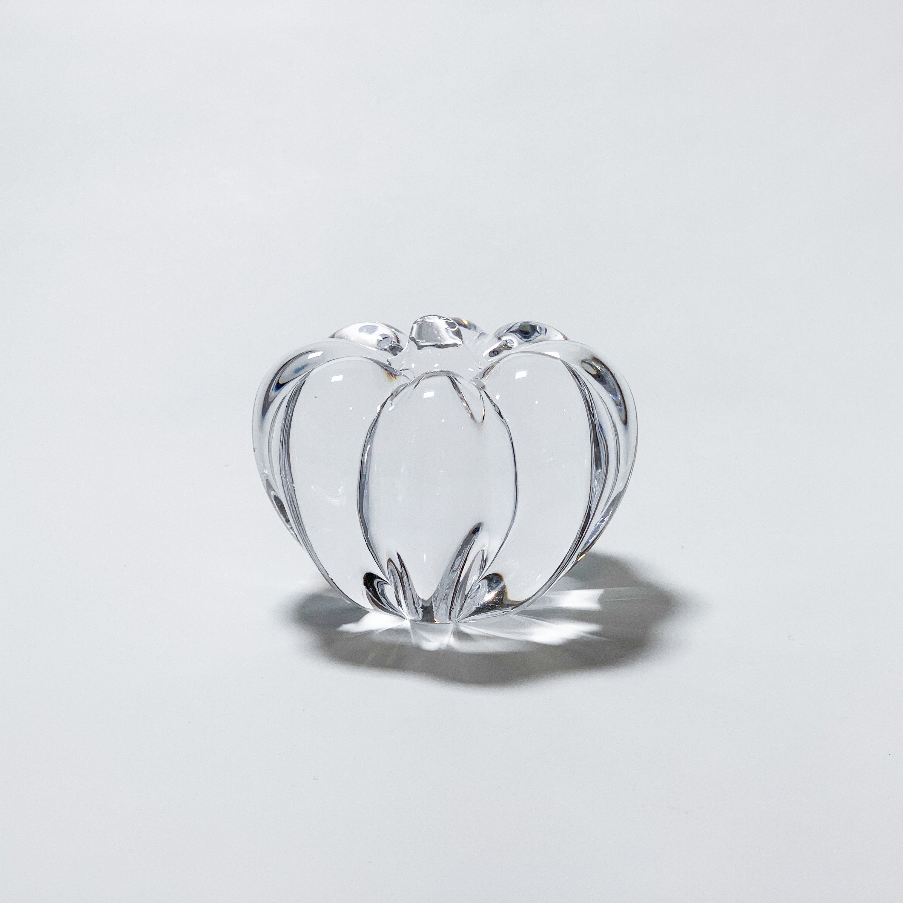 ORNAMENT - Pumpkin Clear, 3.7inch