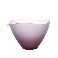 SAKI - Bowl Wine Red Frosted, 4.4inch
