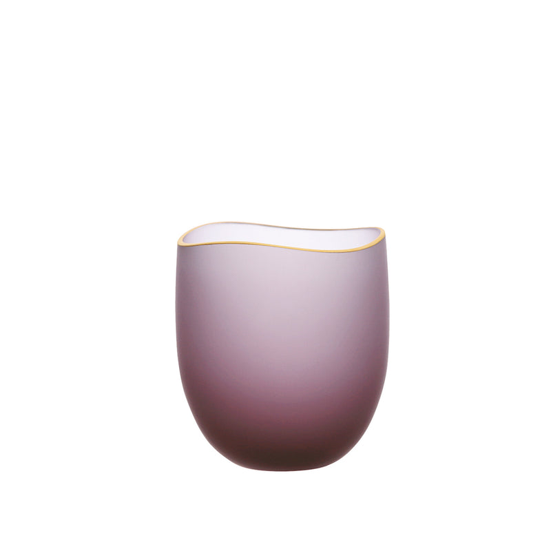 SAKI - Bowl Wine Red Frosted, 2.0inch