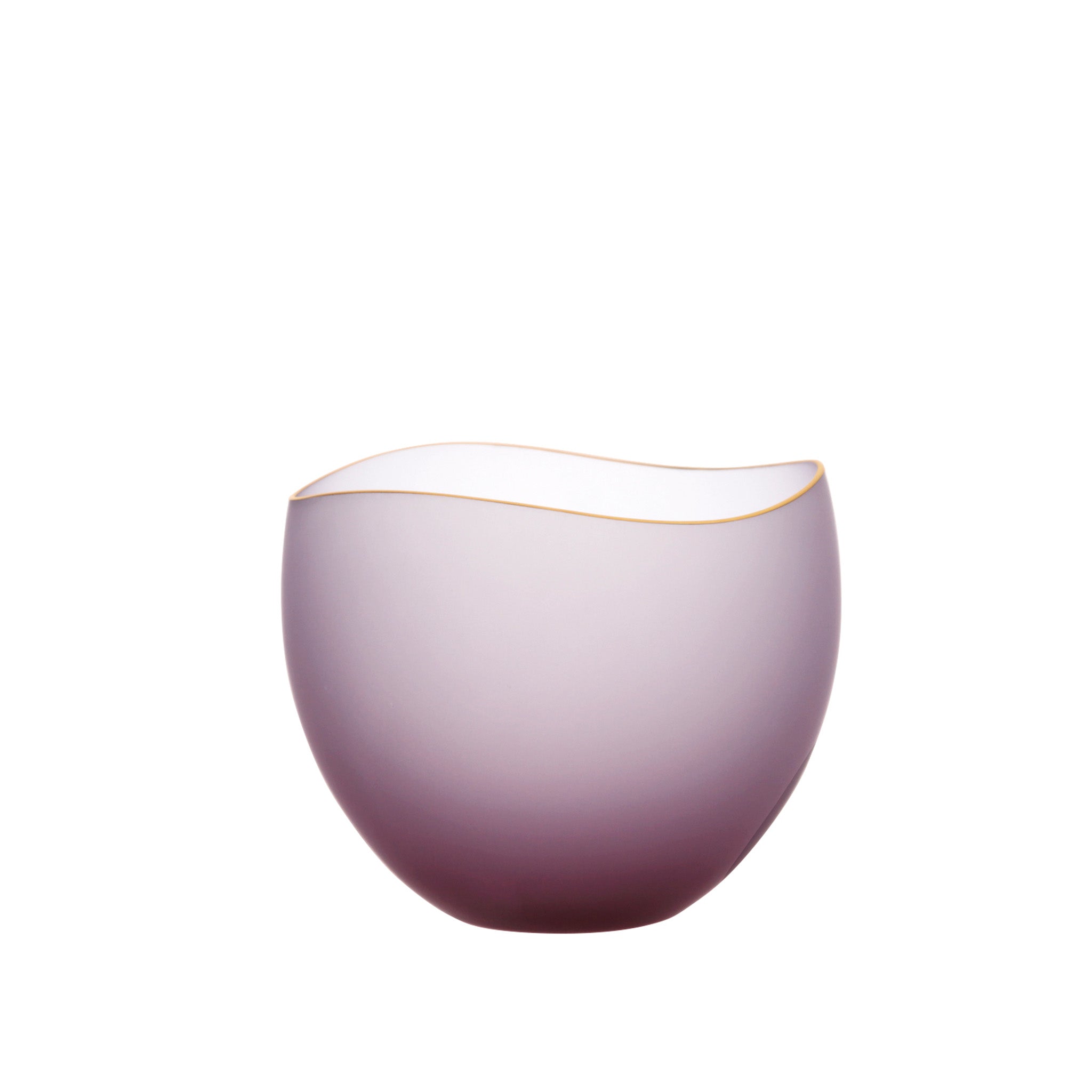 SAKI - Bowl Wine Red Frosted, 3.0inch