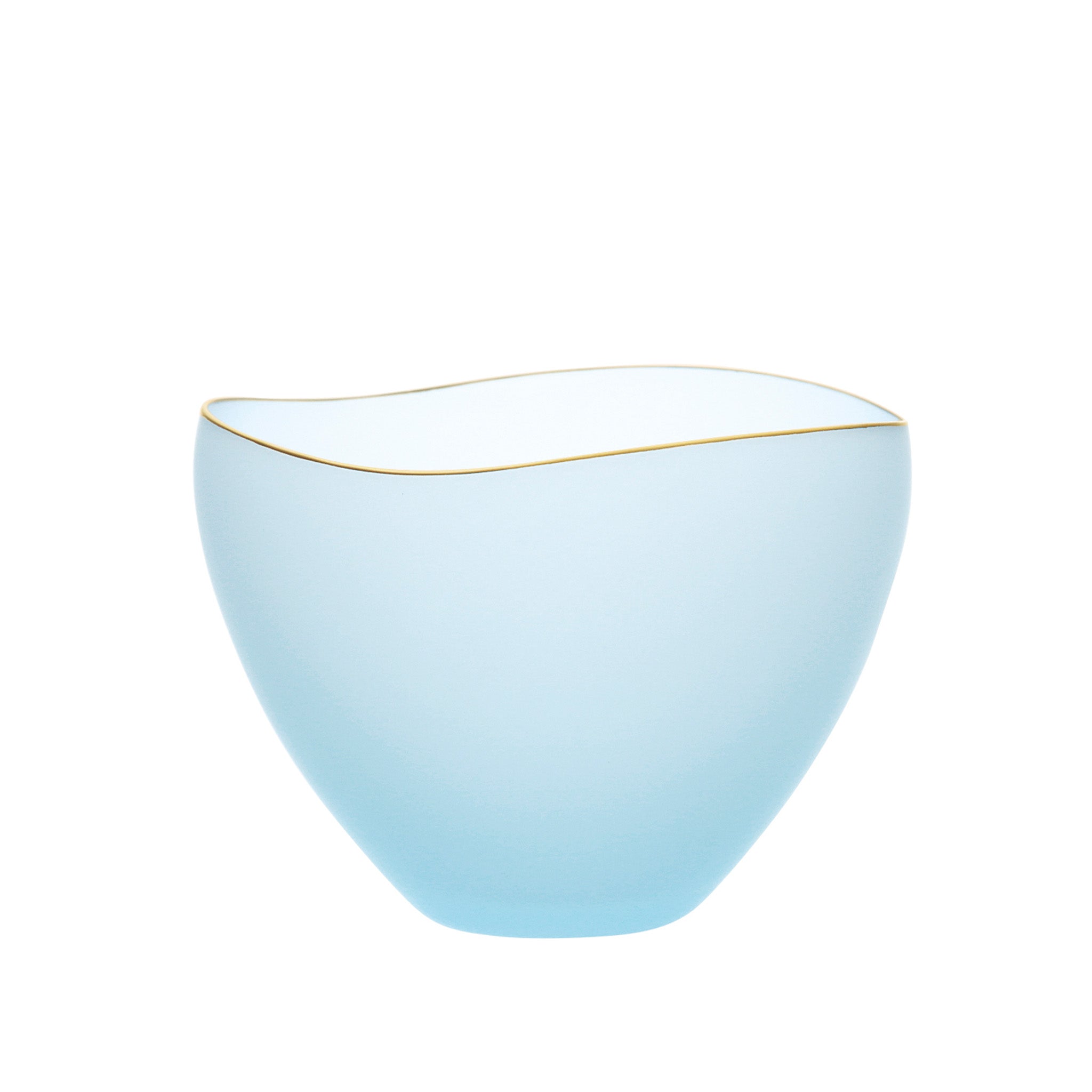 SAKI - Bowl Blue Frosted, 3.7inch