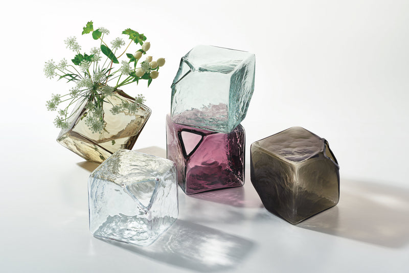 CUBO - Vase, Clear
