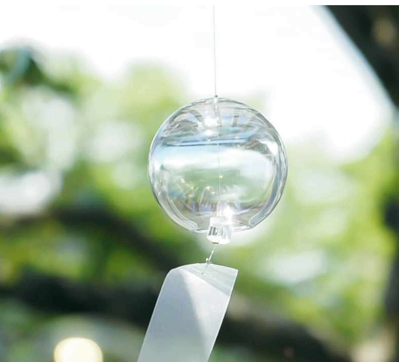 Glass Wind Chime - Medium